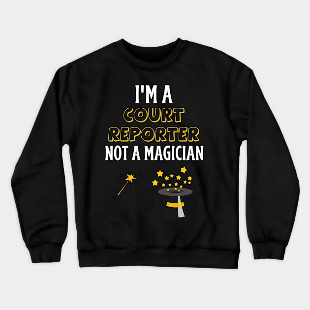 Court reporter Crewneck Sweatshirt by Mdath